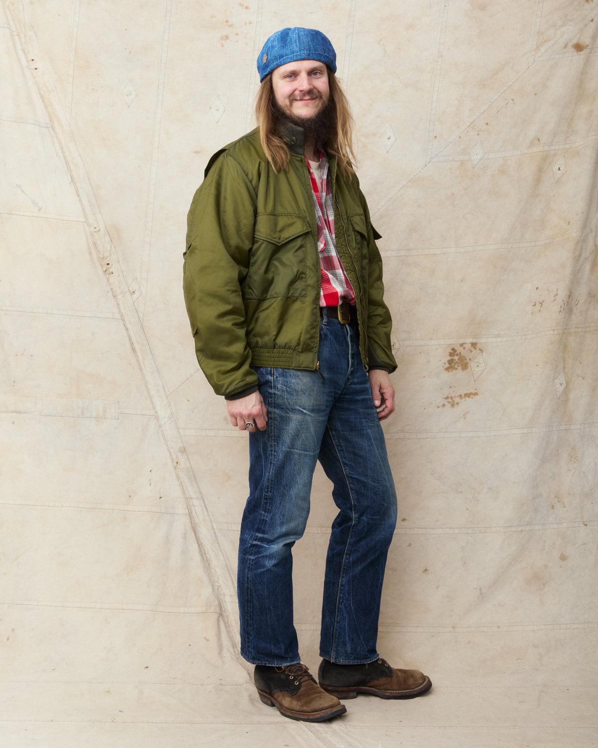 Buzz Rickson's BR15947 Type WEP Military Flight Jacket Olive