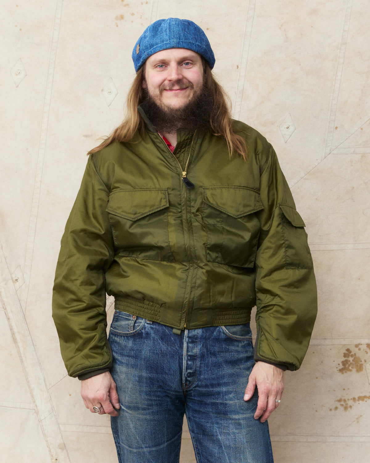 Buzz Rickson's BR15947 Type WEP Military Flight Jacket Olive