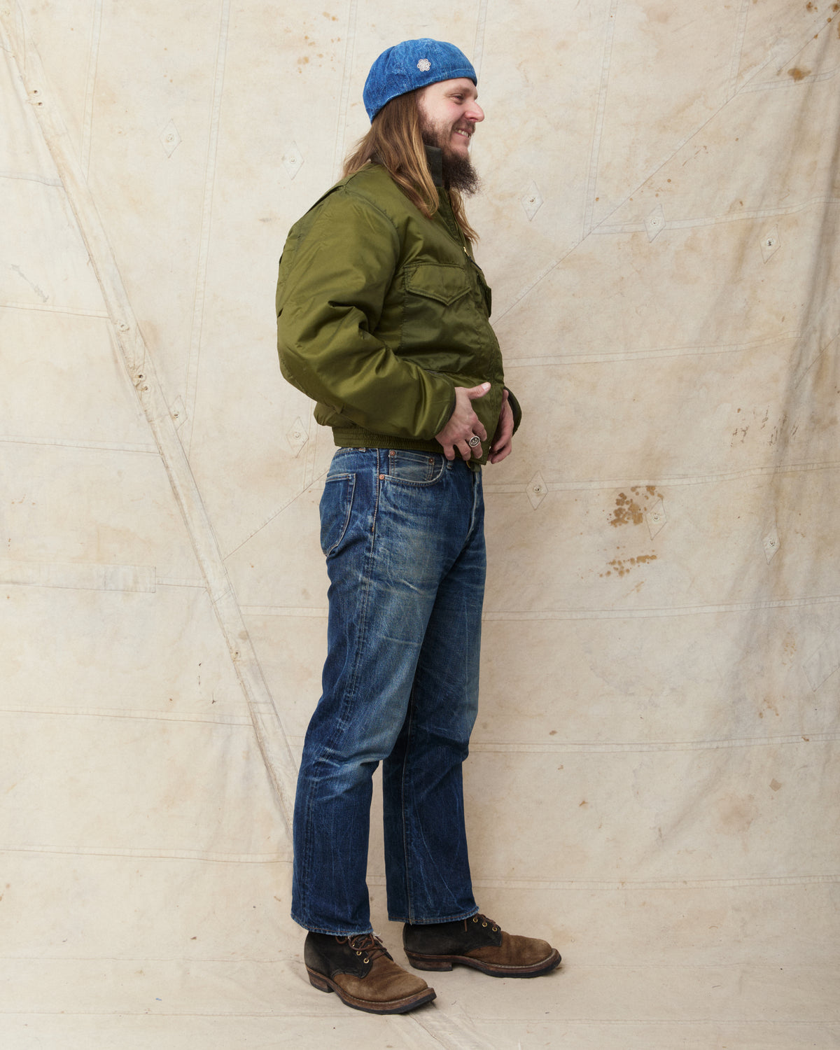 Buzz Rickson's BR15947 Type WEP Military Flight Jacket Olive