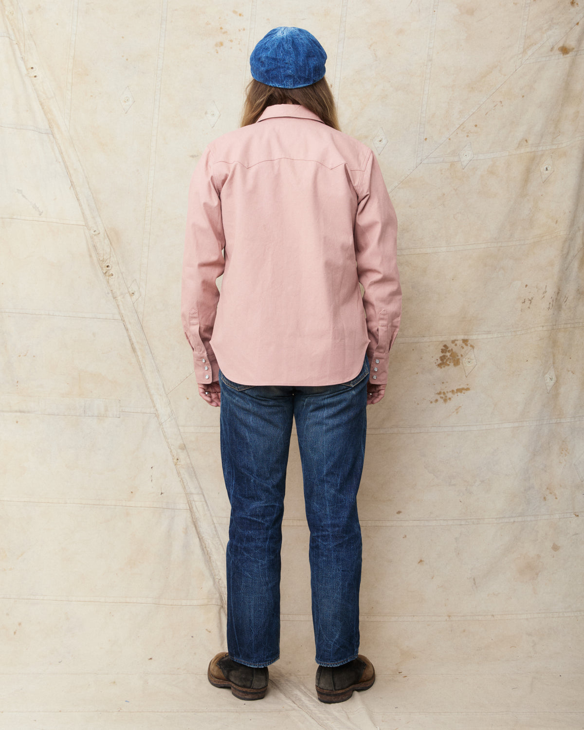 Indigofera Bowman Roxboro Canvas Shirt Mountain Coral