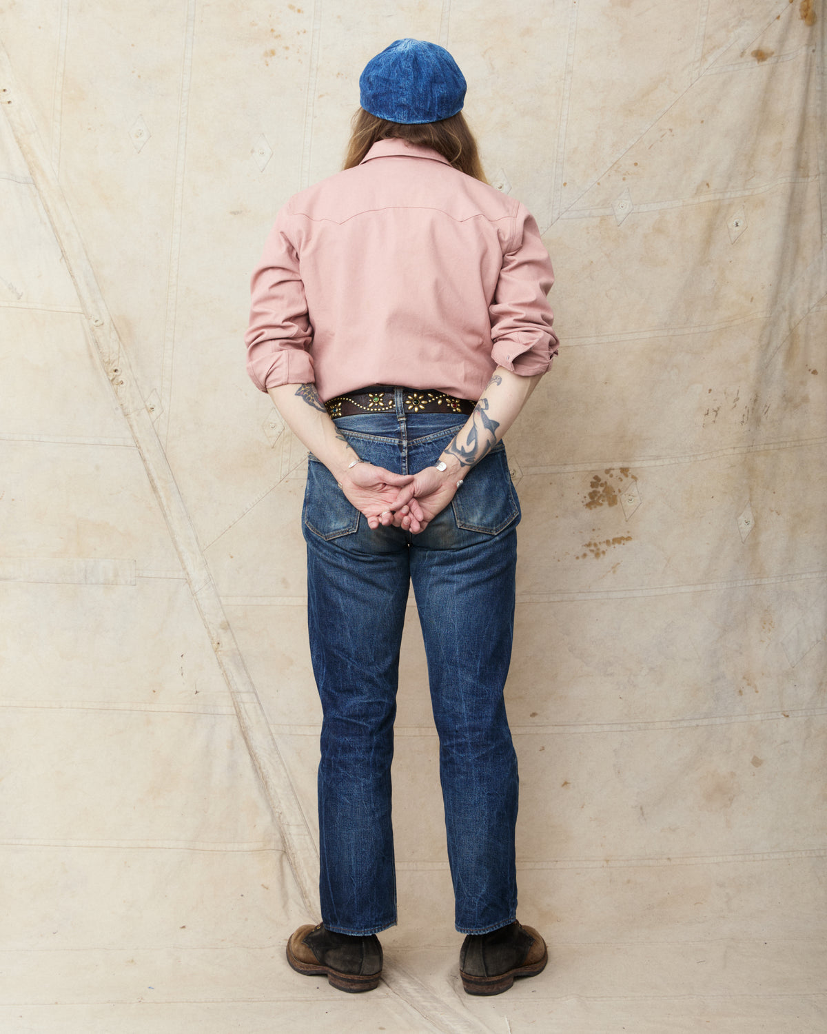 Indigofera Bowman Roxboro Canvas Shirt Mountain Coral