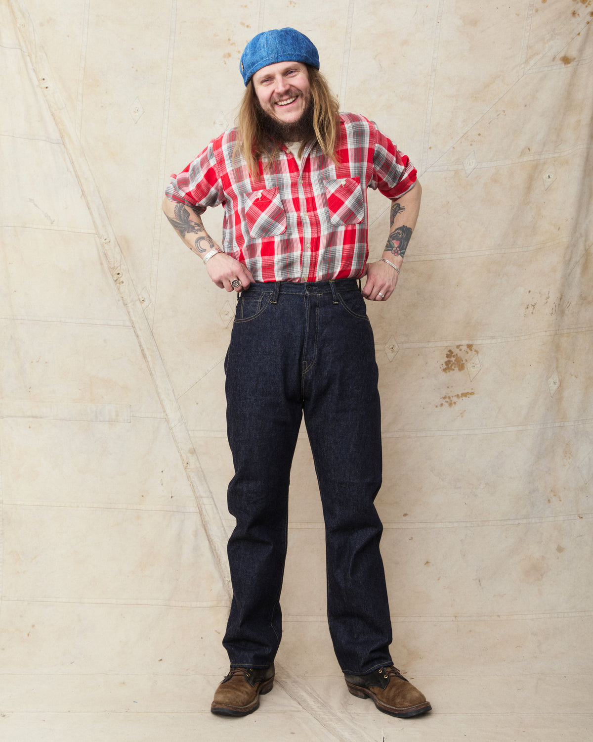 Muller & Bros Lot: 542XX Limited Edition "WWII Type Jeans" Rinsed