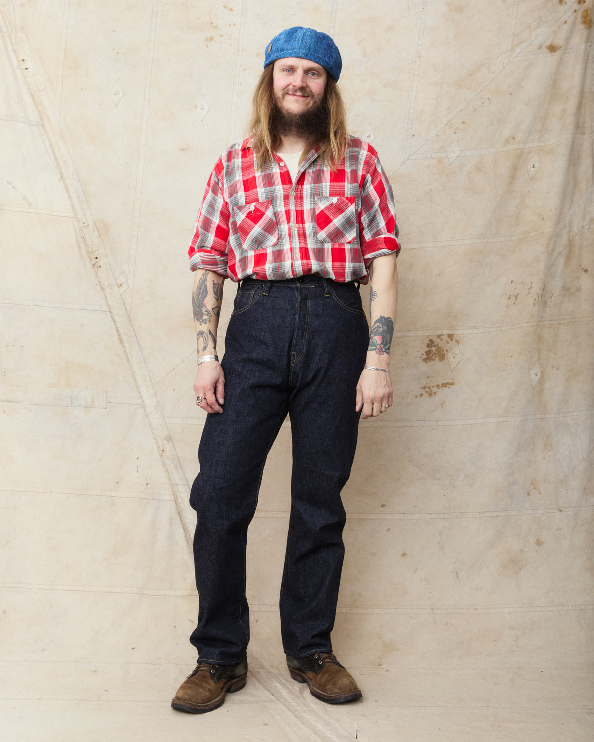 Muller & Bros Lot: 542XX Limited Edition "WWII Type Jeans" Rinsed
