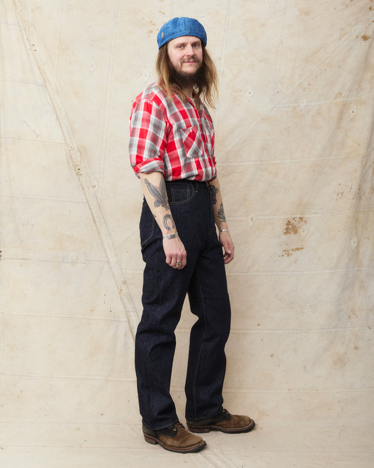 Muller & Bros Lot: 542XX Limited Edition "WWII Type Jeans" Rinsed