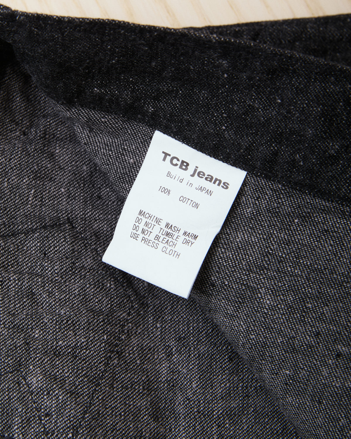 TCB Jeans Catface Trousers Black