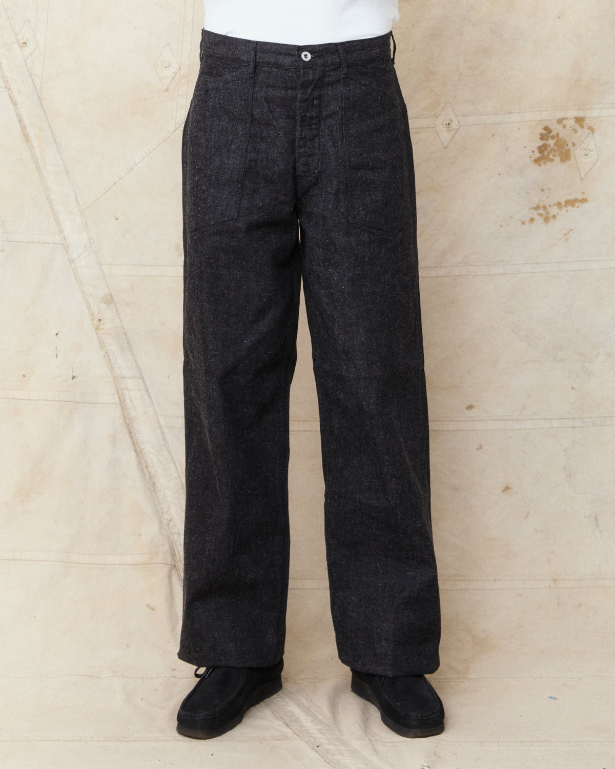 TCB Jeans Catface Trousers Black