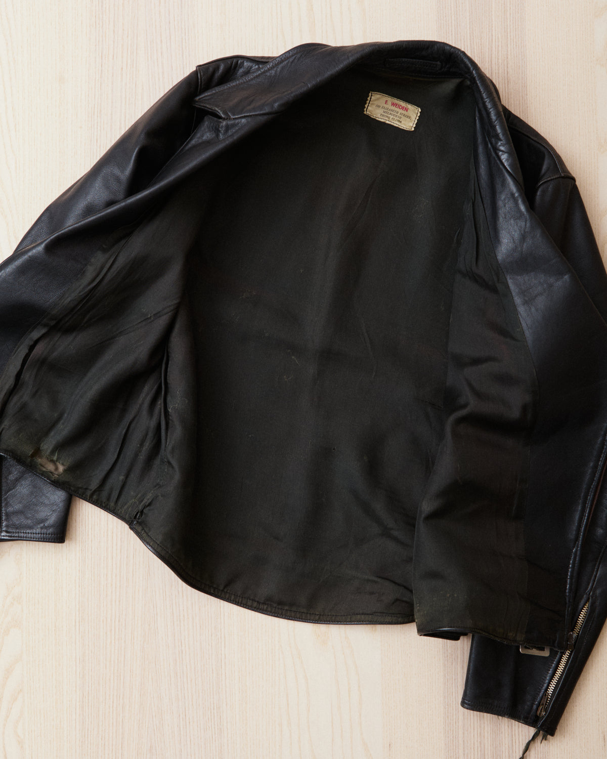 Vintage E. Weiden 1970's Motorcycle Jacket