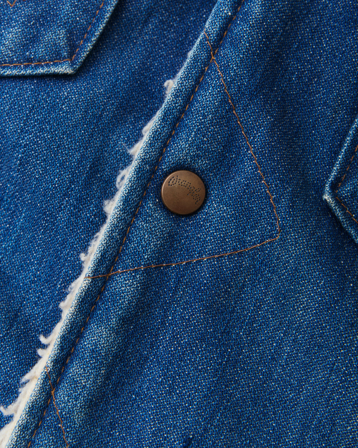 Vintage 70's Wrangler Ranch Coat Broken Twill Denim Jacket Size M
