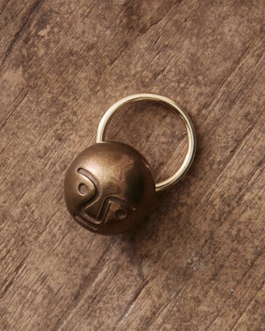 Tender Brass Ball Keyring