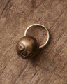 Tender Brass Ball Keyring