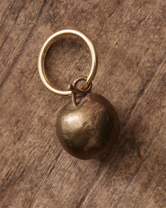 Tender Brass Crab Apple Keyring