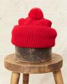 Heimat Wool U Boat Bobble Hat Safety Red