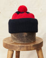 Heimat Wool Signal Hat Ink Safety Red / Ink / Safety Red