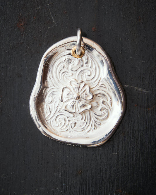 Larry Smith Karakusa Rose Daruma Pendant No. 170 NL-0170