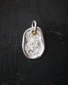Larry Smith Karakusa Rose Oval Daruma Pendant No. 188 NL-0188