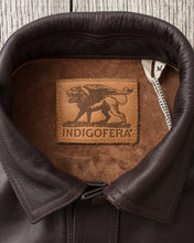 Indigofera Eagle Rising Leather Jacket Dark Burgundy Tea Core