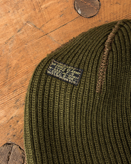 Buzz Rickson's US Air Force Type A-4 Wool Cap Olive BR02241