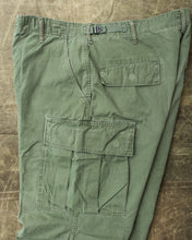 Vintage US Army M-65 OG-107 Ripstop Tropical Trousers Medium Regular