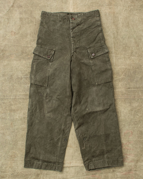 Vintage A.M. Seynaeve M.V.O 1958 Belgian Army Trousers