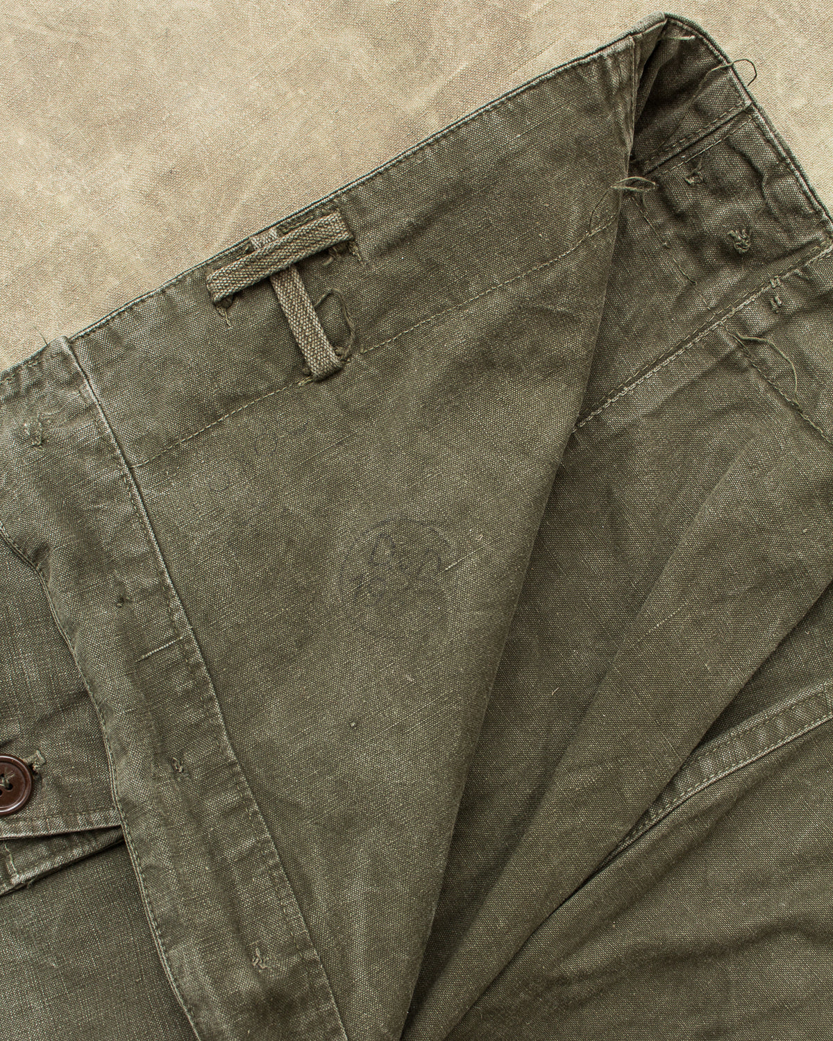 Vintage A.M. Seynaeve M.V.O 1958 Belgian Army Trousers