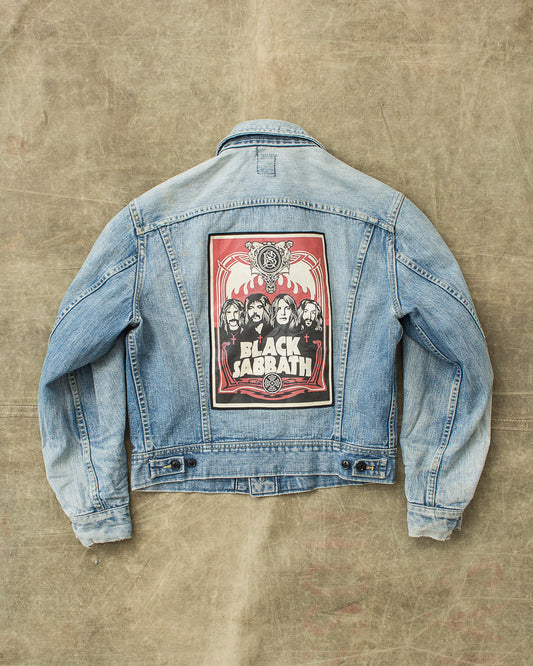 Vintage Lee Riders Made in USA "Black Sabbath" Denim Jacket