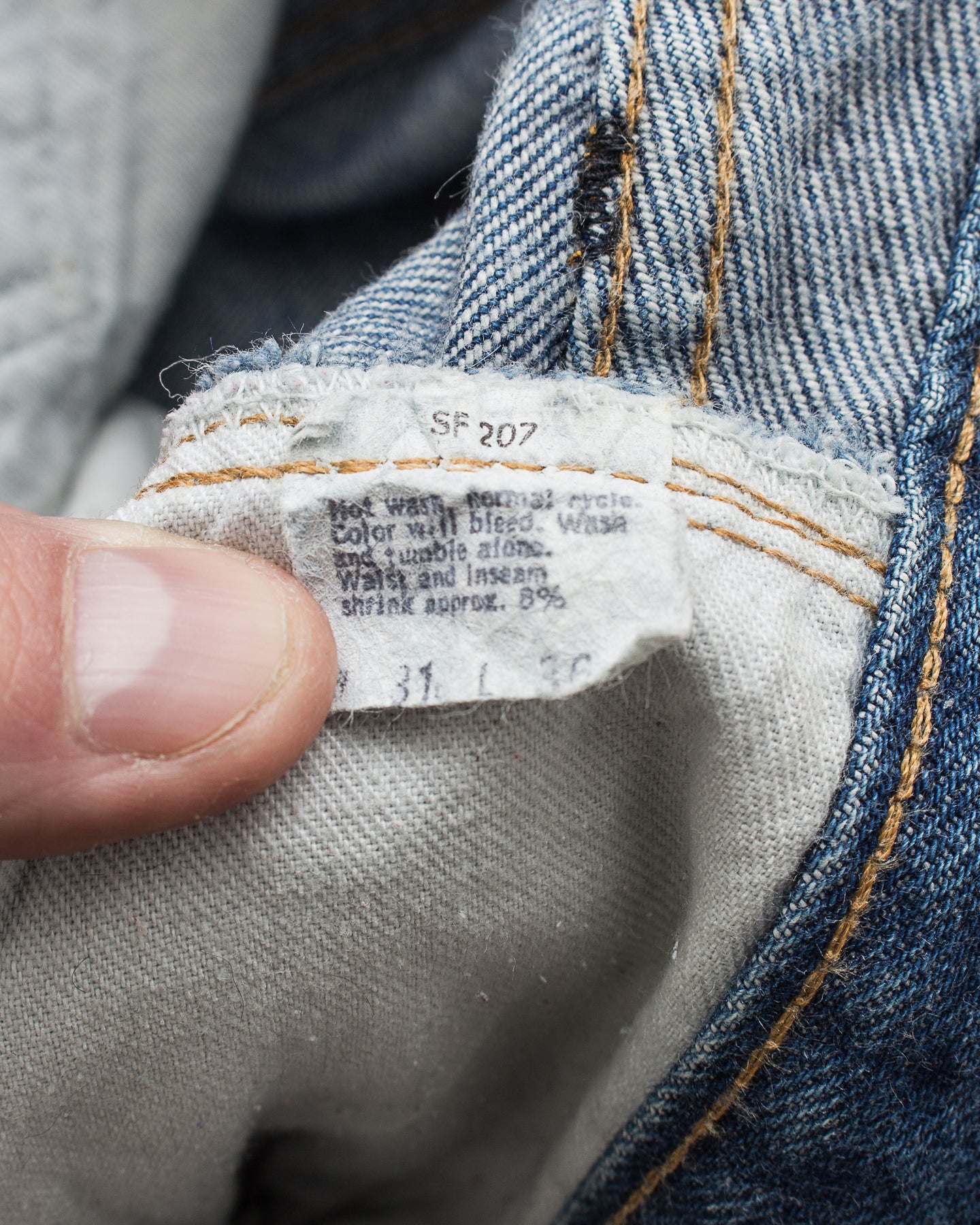 Vintage Early 1980's Levi's 501 Red Line Selvedge Jeans W 31