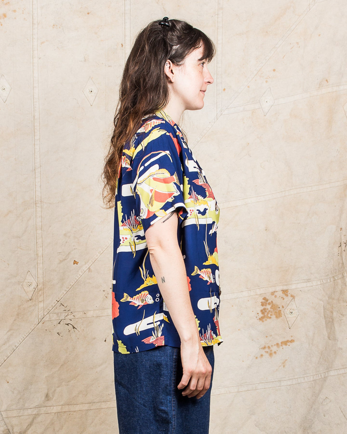 Sun Surf Rayon Hawaiian Shirt Moorish Idol SS39029