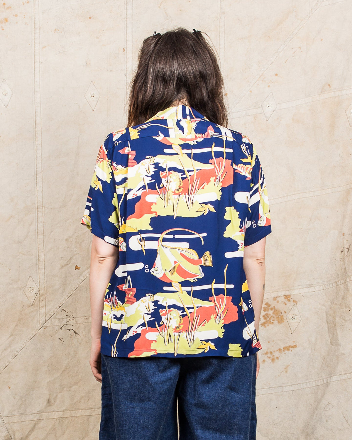 Sun Surf Rayon Hawaiian Shirt Moorish Idol SS39029