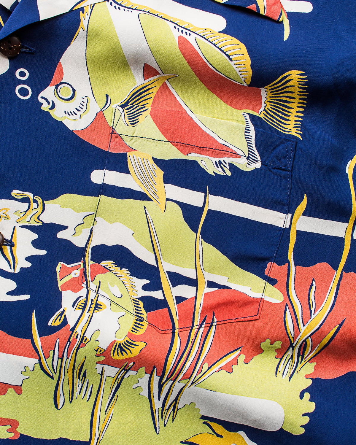 Sun Surf Rayon Hawaiian Shirt Moorish Idol SS39029