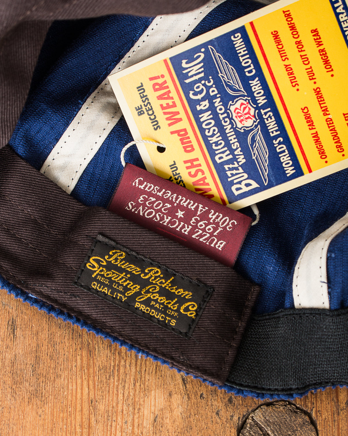 Buzz Rickson's 30th Anniversary Model Corduroy Ball Cap Navy