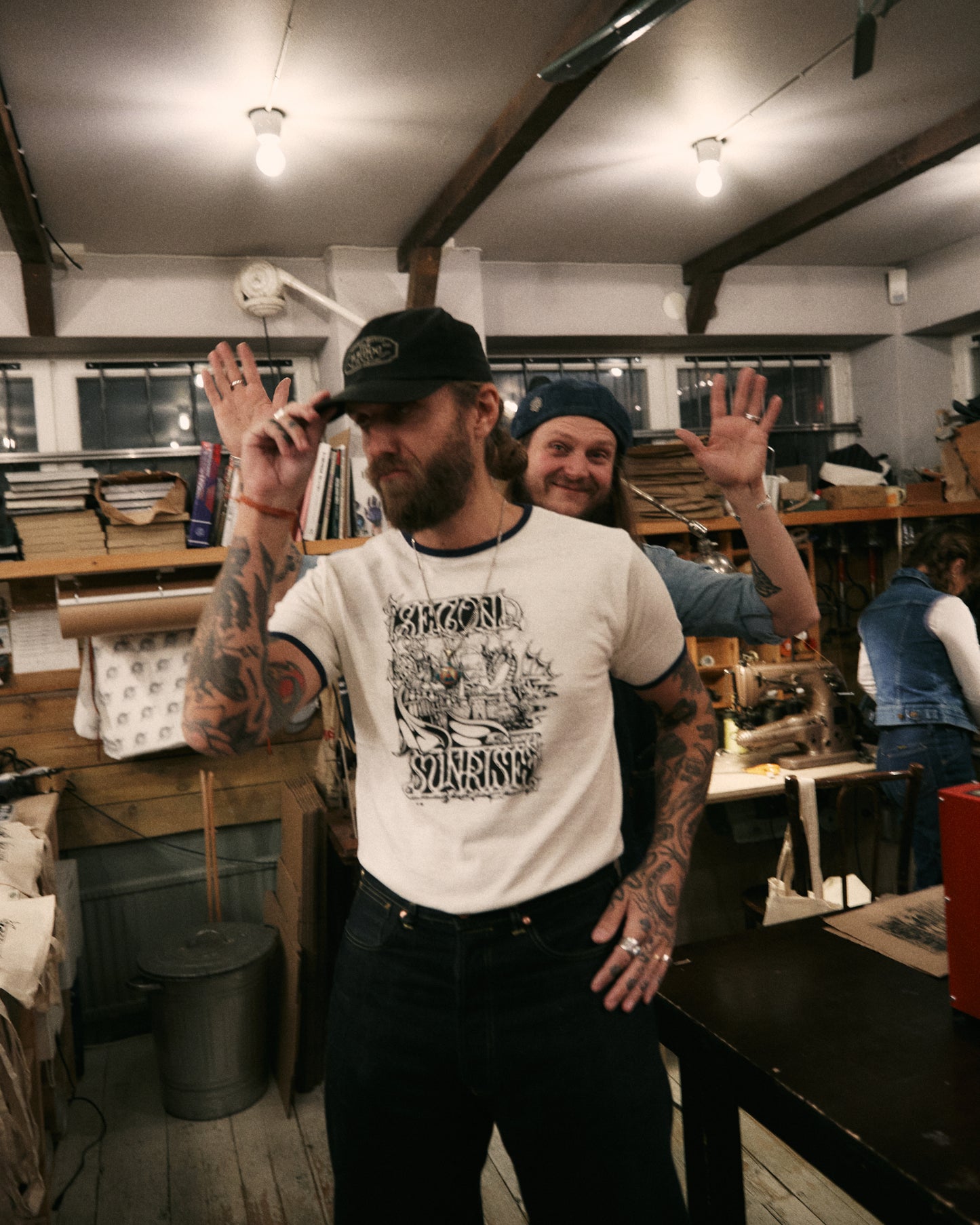 Second Sunrise x Fedja Budimir Screen Printed Ringer T-shirt