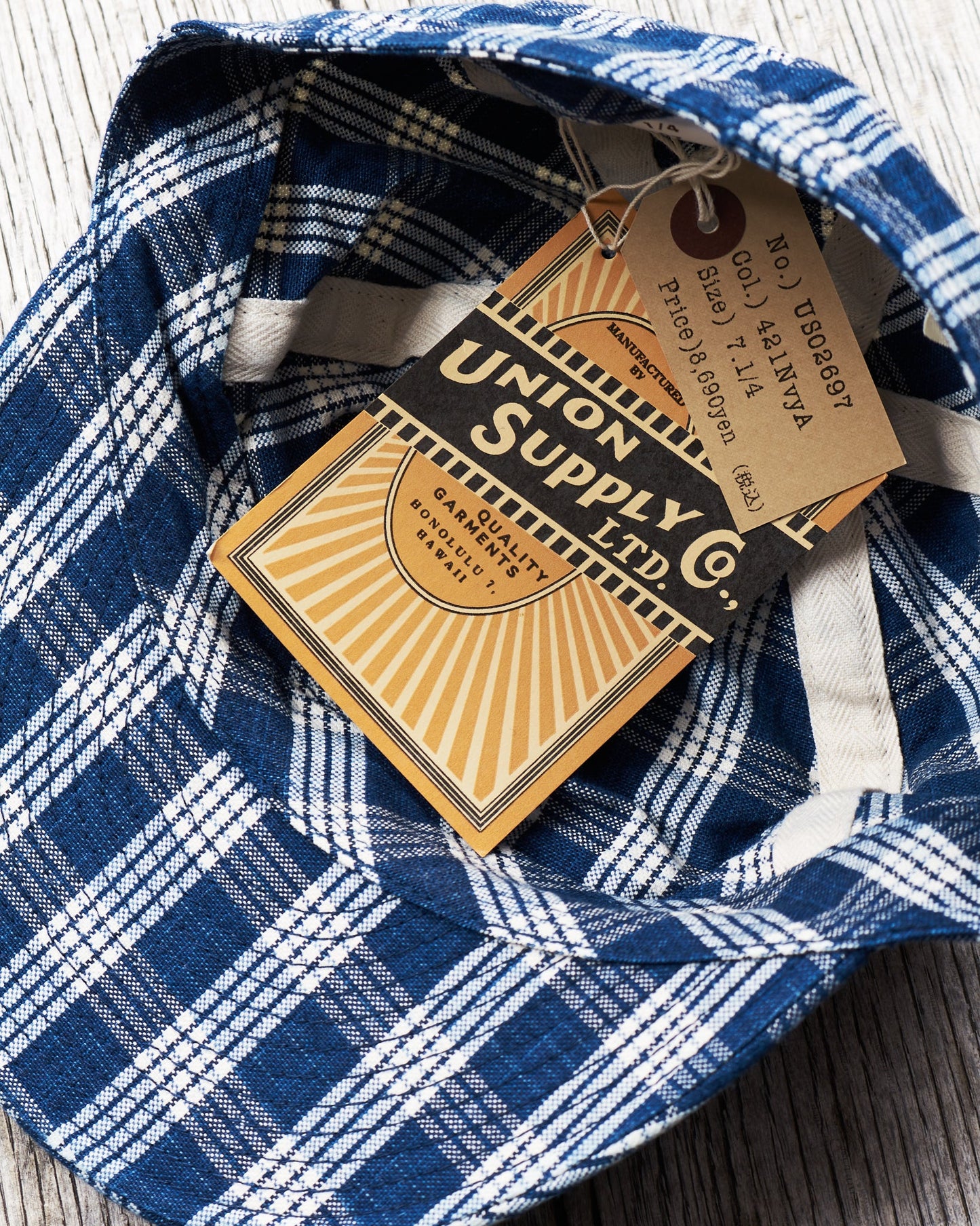 Sun Surf Union Supply Palaka Check Cap US02697