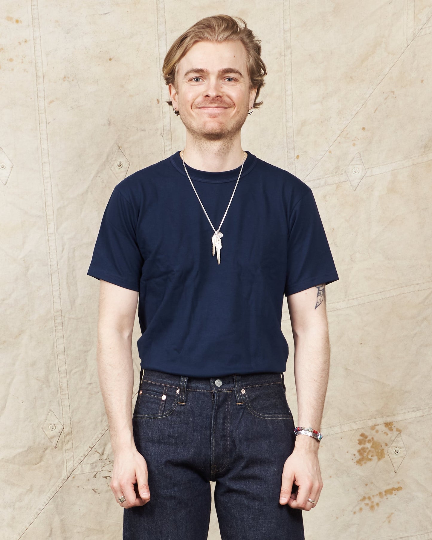 Whitesville 2 Pack Short Sleeve Tee Navy WV73544