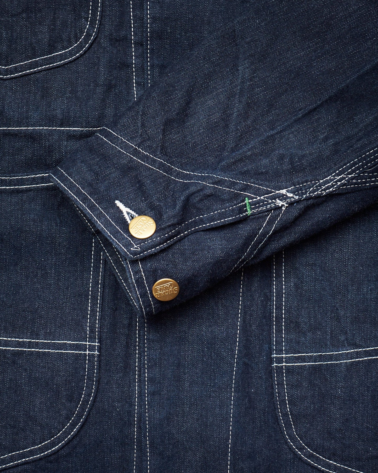 Sugar Cane & Co. 11oz. Blue Denim Work Coat SC14371