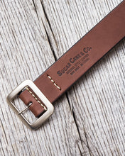 Sugar Cane & Co. Brown Leather Belt