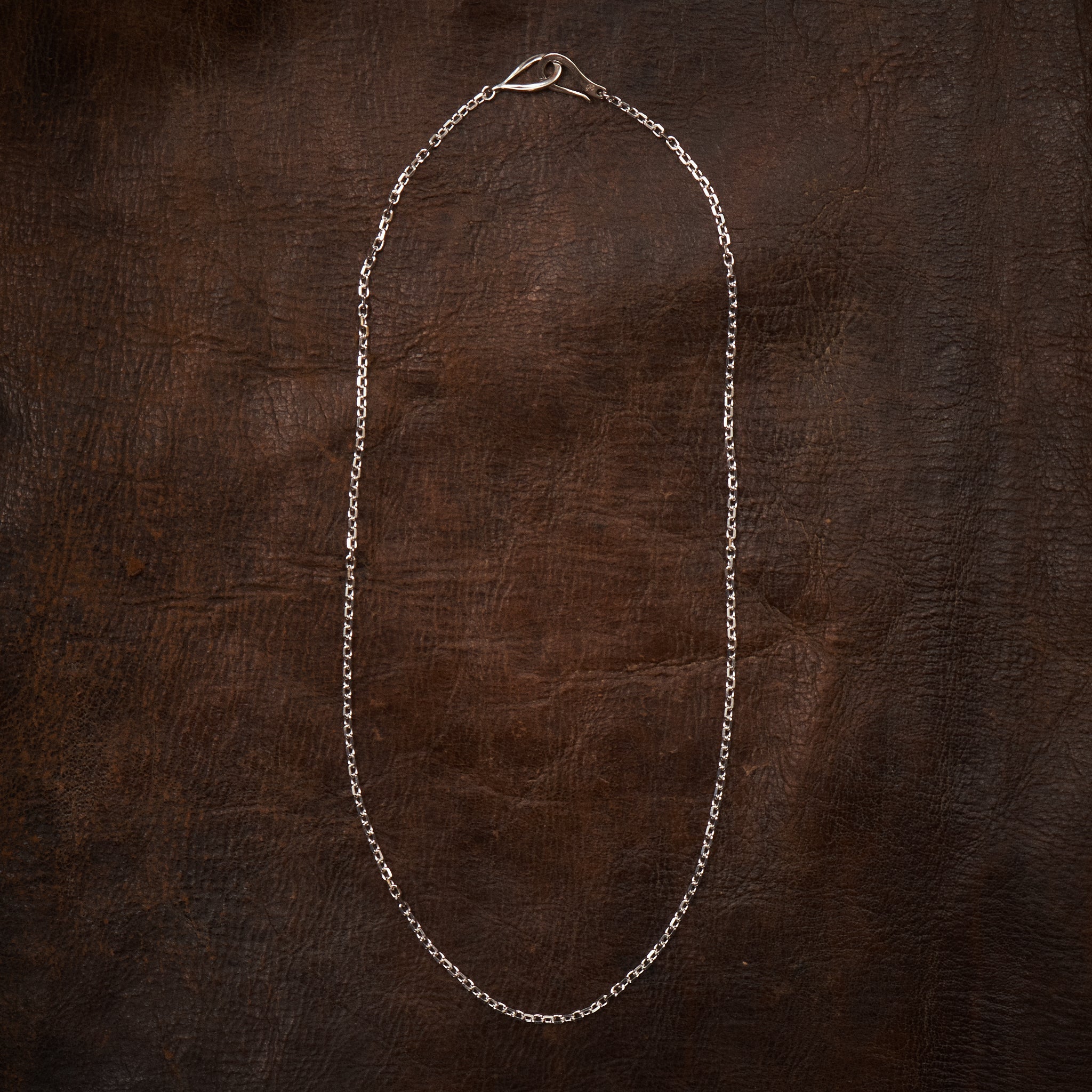 Larry Smith OT-0040-70 Infinity Hook Cable Silver Chain Medium 70 cm ...