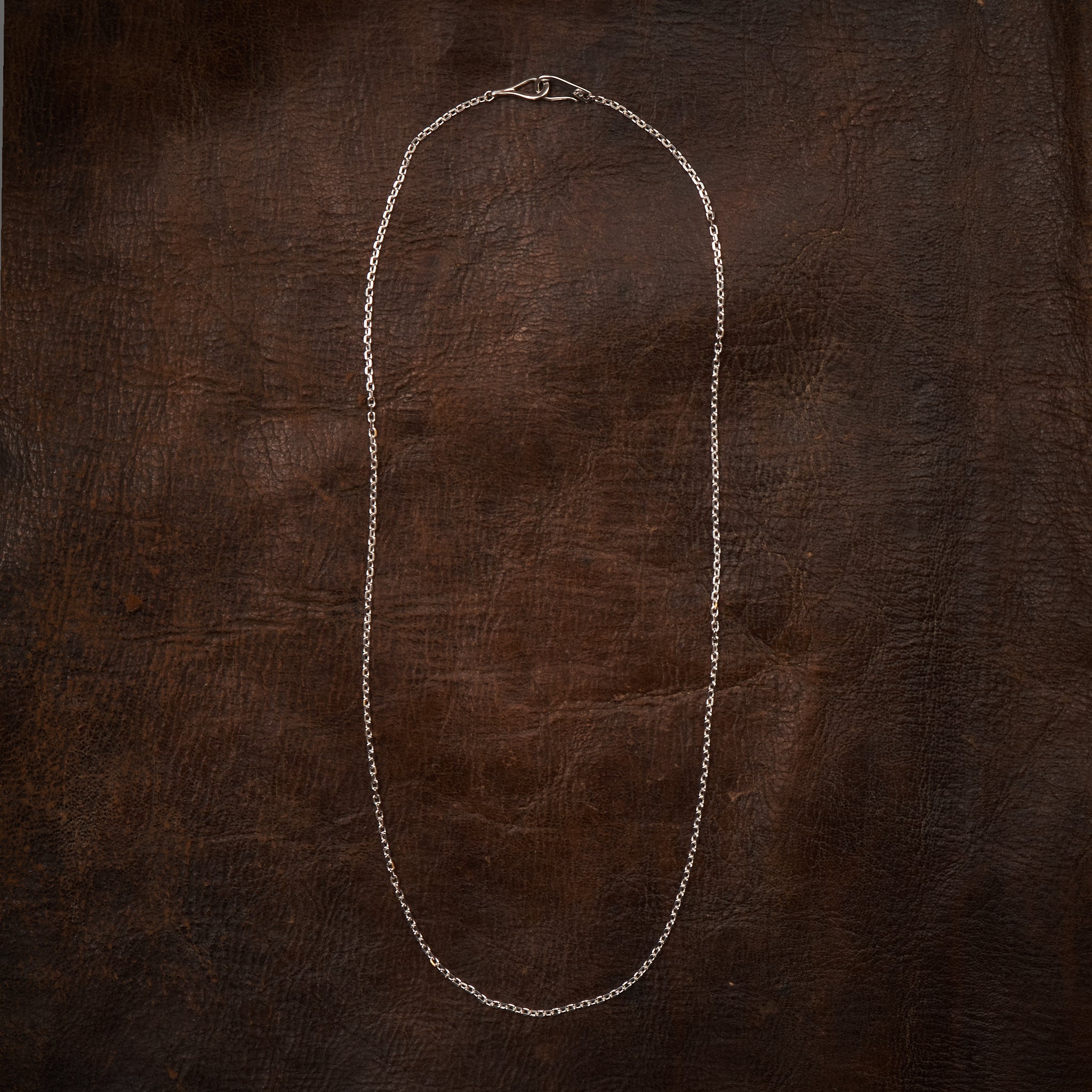 Larry Smith OT-0039-70 Infinity Hook Cable Silver Chain Small 70