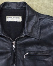 Second Hand Simmons Bilt Roadster Horsehide Leather Jacket Size 40