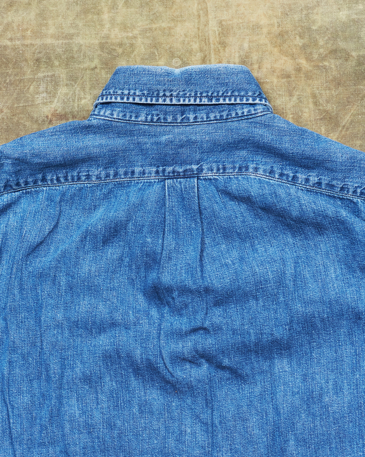 Second Hand OrSlow Button Down Denim Shirt Size 3