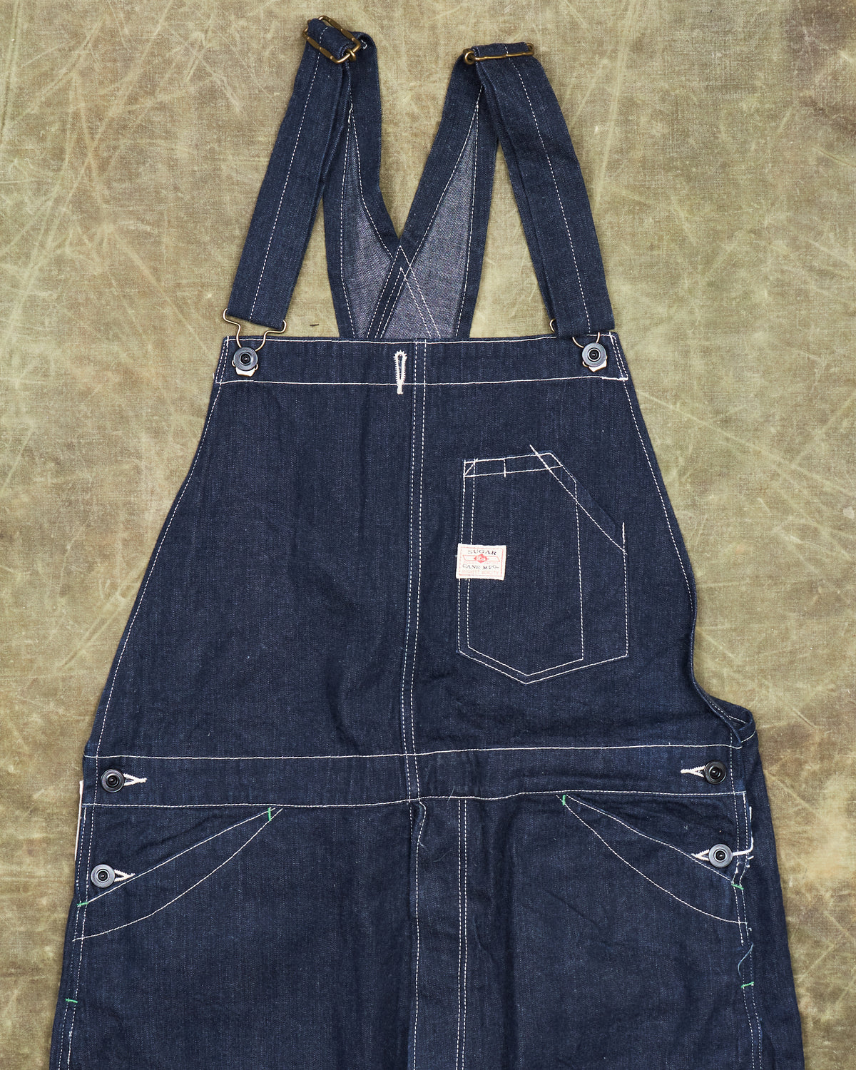 Second Hand Sugar Cane & Co. Denim Overalls Size 36