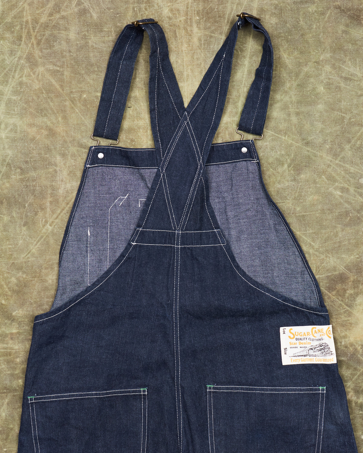 Second Hand Sugar Cane & Co. Denim Overalls Size 36