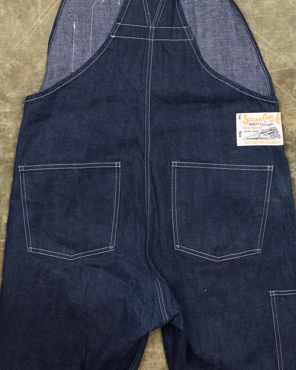 Second Hand Sugar Cane & Co. Denim Overalls Size 36