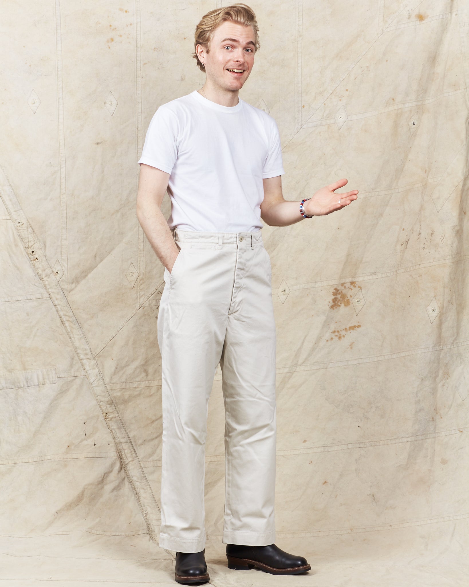 OrSlow Vintage Fit Army Trousers Ivory – Second Sunrise