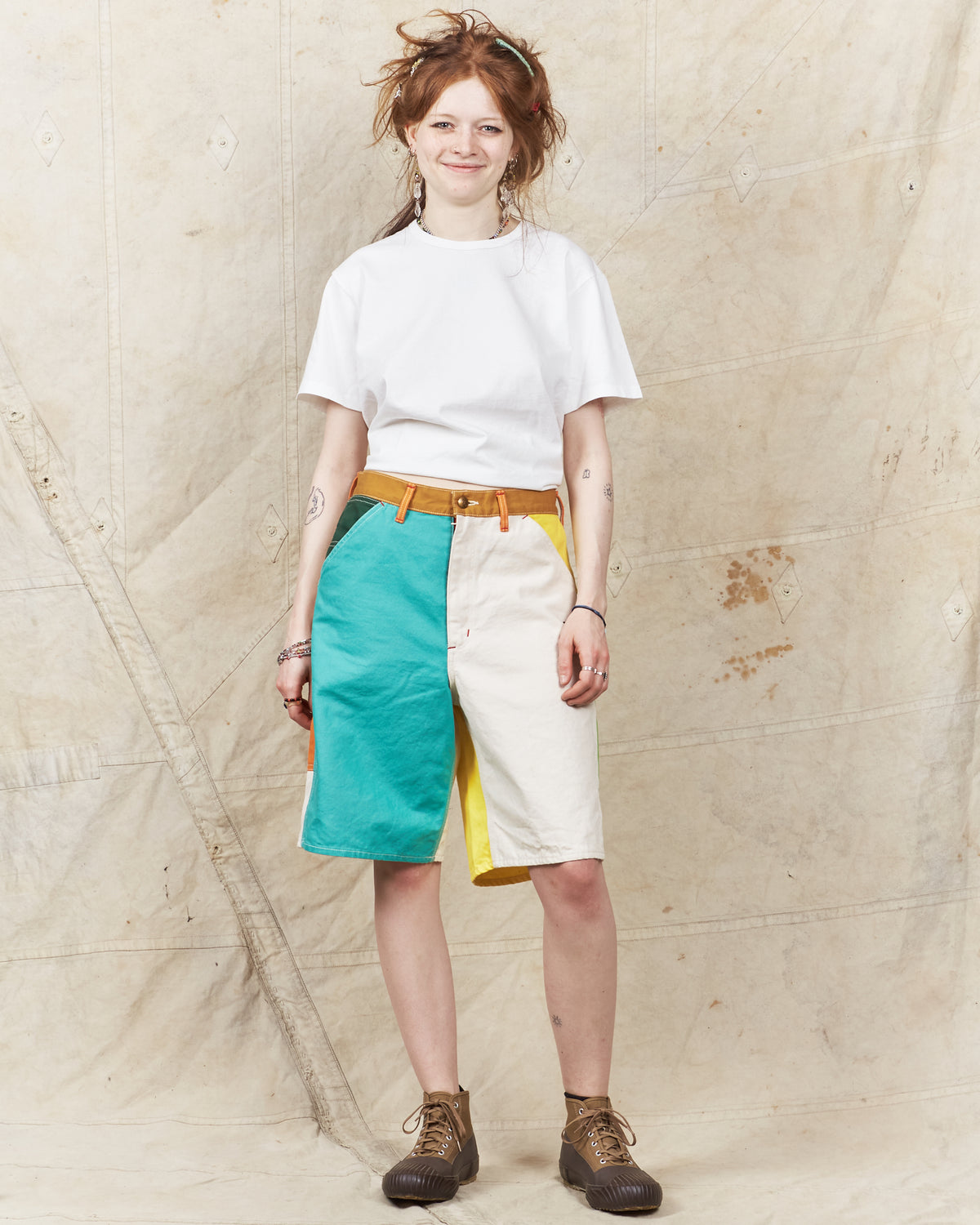 OrSlow Painter Shorts Mix