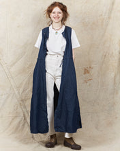 OrSlow Sleeveless Cotton/Linen Denim Dress