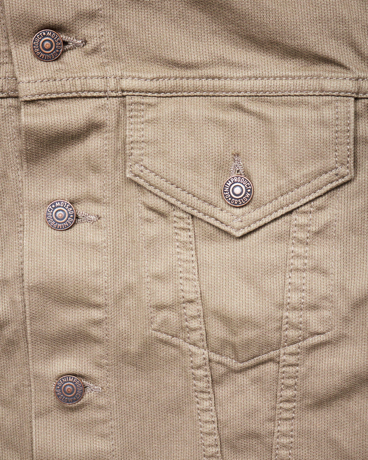 Orslow 60's Cotton Pique Jacket Dusty Olive