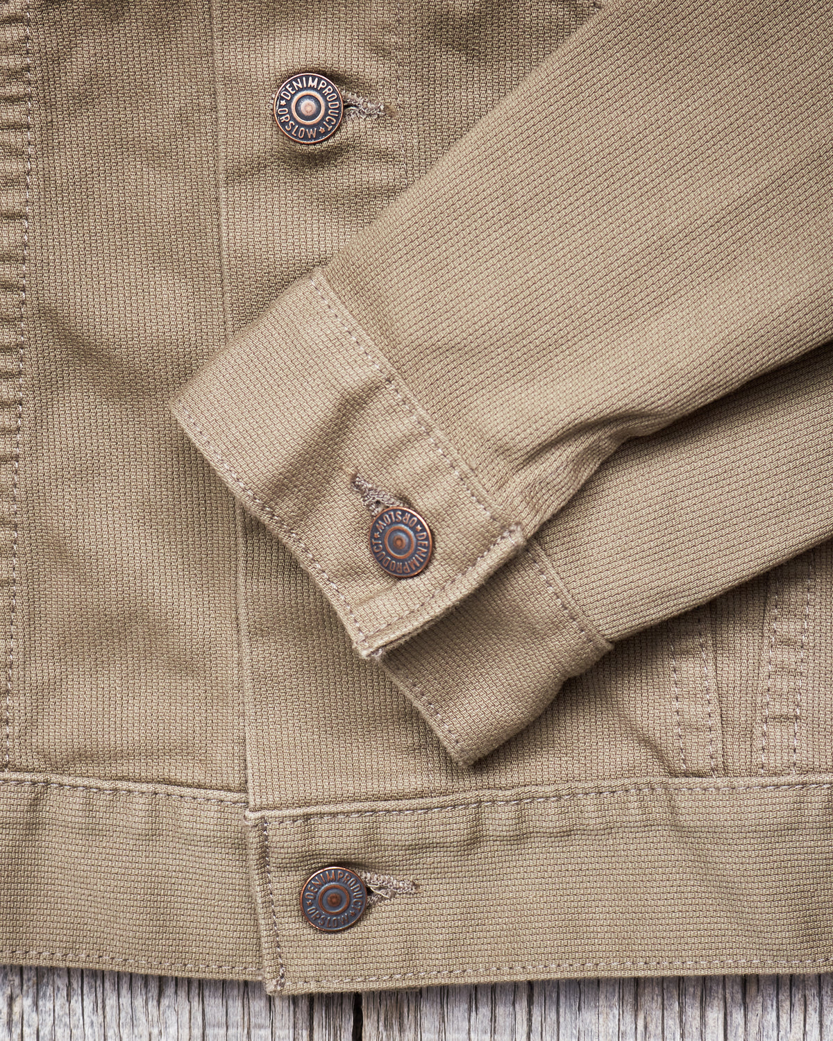 Orslow 60's Cotton Pique Jacket Dusty Olive