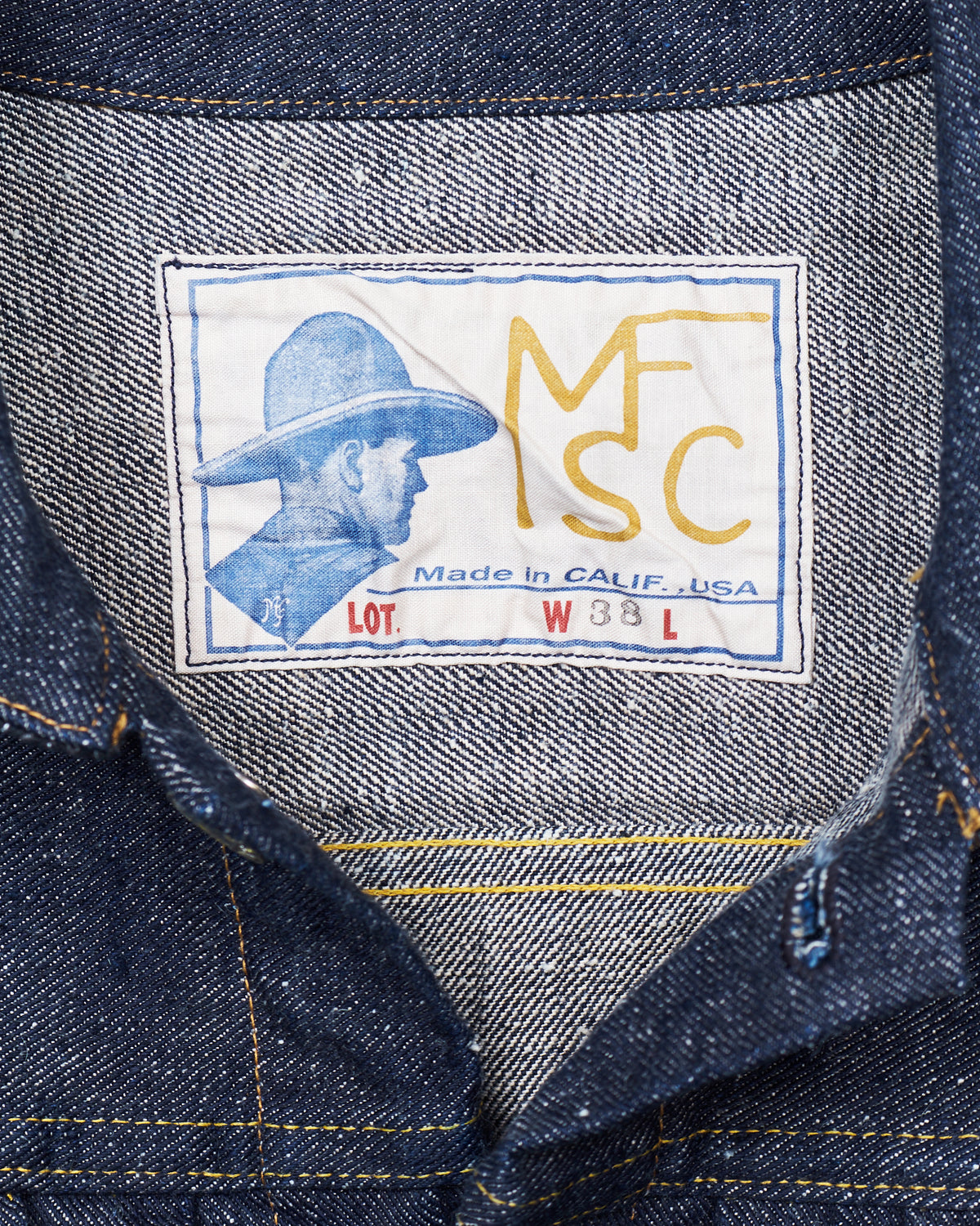 Second Hand Mister Freedom Ranch Blouse Denim Jacket Size 38