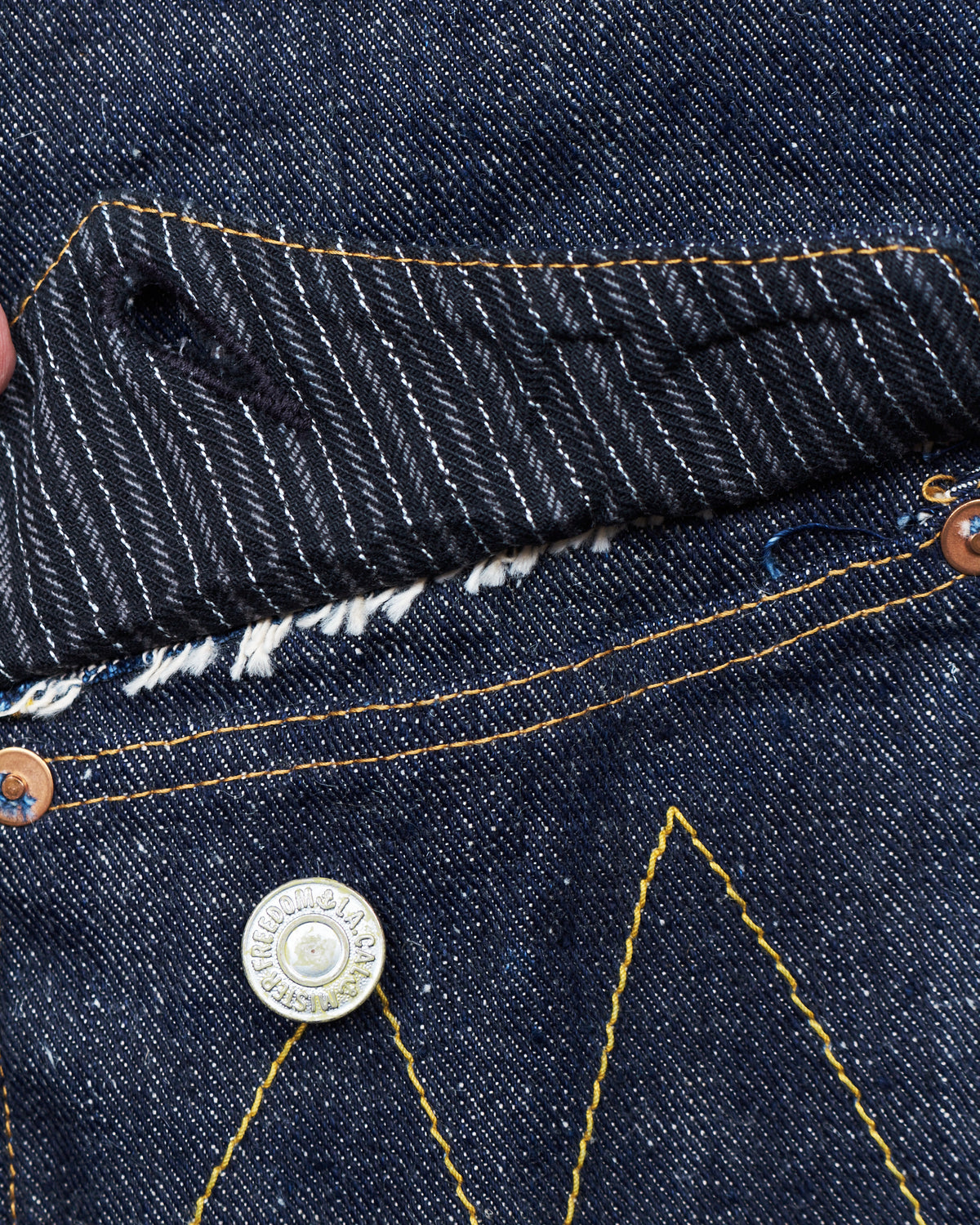 Second Hand Mister Freedom Ranch Blouse Denim Jacket Size 38