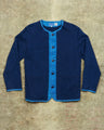 Second Hand Blue Blue Japan Pure Indigo Sashiko Collarless Jacket Size 4